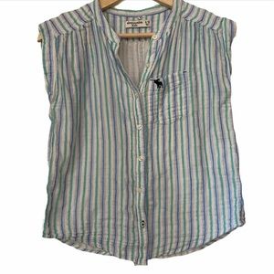 Abercrombie kids button up shirt